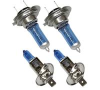 Jeu de 4 Ampoules H7+H1 12V 55W à effet Xénon 5500 XU999E