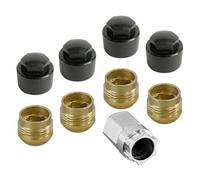 McGard Écrous antivol M14x1,5 R14 – Long. 22,7 mm – Ø 19 mm – 4 pièces
