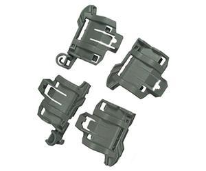 Jeu de 4 attaches pour fixation de panier d'origine Lave-vaisselle 00611473 BOSCH