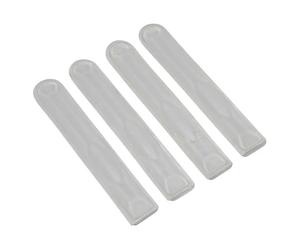 Jeu de 4 bandes gel confort sous guidoline avec adhésif P2R 3m Gris