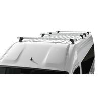 Jeu De 4 Barres De Toit Pro Aluminium Pour Renault Trafic L1h1 - L2h1 De 2002 À 2014