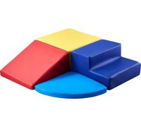 Jeu de 4 blocs de construction souples VEVOR en mousse pour les jeunes enfants de 6 mois à 3 ans Cuir PU adapté à la marche à quatre pattes et au toboggan