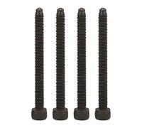 Jeu de 4 boulons de vis d'injecteur 038103385A, fer noir de remplacement pour A3 Cabriolet 2008-2009, convient aux moteurs turbo 1,9 L et 2,0 L TDi 8 V PD