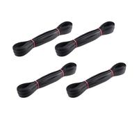 Jeu de 4 cache-vis 12 mm noir - 4 bandes de 20 mètres