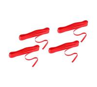 Jeu de 4 cache-vis 12 mm rouge - 4 bandes de 20 m