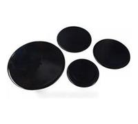 Electrolux Jeu de 4 chapeaux de brûleur pour cuisinière 1×Ø100 2×Ø70 1×Ø55 mm Noir