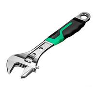 Jeu de 4 clés à molette en acier au chrome vanadium avec poignée antidérapante pour les tâches de réparation professionnelles et de bricolage, kit de 4 pièces en tailles de 25,4 cm, 30,5 cm, 38,1 cm