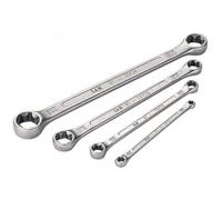 Jeu de 4 clés polygonales Torx® en acier finition chromée polie 9T-J4 SAM OUTILLAGE