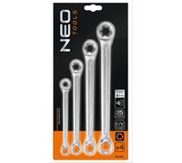 Jeu de 4 clés Torx NEO TOOLS 09-980
