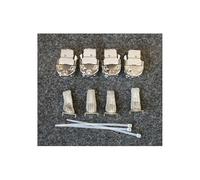 Jeu de 4 connecteurs RJ45 cat.6a STP pour grade 3TV