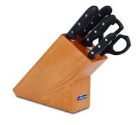 Jeu De 4 Couteaux Et Ciseaux Arcos Maitre 152100 Acier Inoxydable Nitrum Et Mango Polypropylène Boîte Cadeau De 5 Pièces En Bois De Pin.