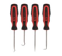 KS TOOLS 550.1045 Jeu de crochets manche bi-composants 4 pièces Couleur
