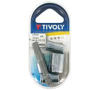 Tivoly 11501420001 – Jeu de clés à douille – Ø 6-8-10-13 mm + porte-douilles – Boîte de 5 pièces