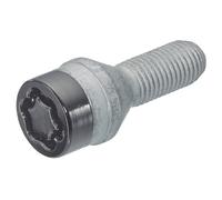 McGard Boulons Antivol SUB (Noir) M12X1.25, Embase Conique, Longueur de la Tige 22,0 mm, Longueur Totale du Boulon 49,5 mm Ouverture de la Clé 19 mm, Diamètre de la Clé 25,8 mm