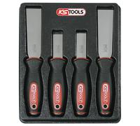 Jeu de 4 grattoirs à lame inox KS TOOLS - 907.2210