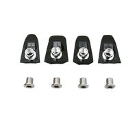 TA Specialites – Kit caches visserie pour plateau X110 – Compatible Shimano 105 5800 – Noir (x4)