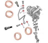 Jeu De 4 Joints Et Vis Banjos Turbo 1.4 1.6 2.0 Hdi Tdci 3m5q9p431aa 0157.08 0376.56 0376.55
