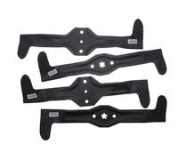 Jardiaffaires Jeu de 4 Lames pour autoportée AYP Coupe 107cm éjection arrière