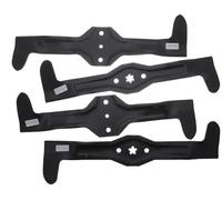 Jeu de 4 lames pour autoportée AYP coupe 107cm éjection arrière