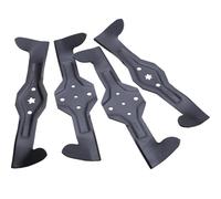Jeu de 4 lames pour autoportée coupe 92cm AYP électrolux éjection arrière