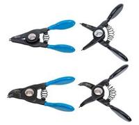 jeu de 4 mini pinces pour petits circlips int/ext - 80 mm -