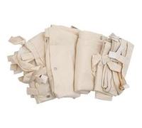 Jeu de 4 parois latérales MENDLER HWC-A22, parois latérales polyester 3x3m crème G