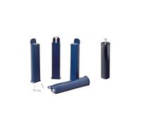 PLAST - Jeu de 4 pieds 22 cm bleus + pied central pour cadre à lattes