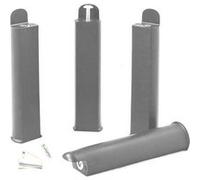 AltoBuy PLAST - Jeu de 4 Pieds 22 cm Gris pour Cadre à Lattes