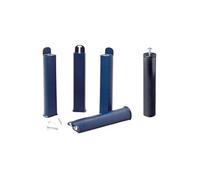PLAST - Jeu de 4 pieds 28 cm bleus + pied central pour cadre à lattes