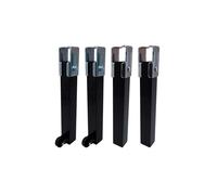 Jeu De 4 Pieds Cadre Lame Pt25 35x35x260mm C/r Ne 96403 Micel