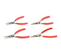 Jeu de 4 pinces pour Circlips bec droit 10 à 60 mm - Par 5 - FACOM - PCSNJ4