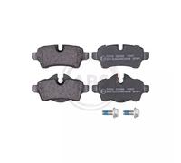 Jeu de 4 plaquettes de frein arrière A.B.S. 37629