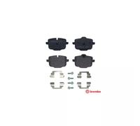 Jeu de 4 plaquettes de frein arrière BREMBO P 06 101