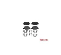 Jeu de 4 plaquettes de frein arrière BREMBO P 23 065