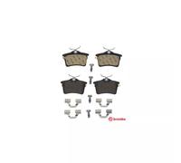 Jeu de 4 plaquettes de frein arrière BREMBO P 61 084