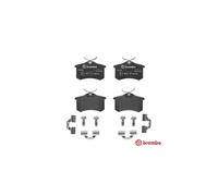 Jeu de 4 plaquettes de frein arrière BREMBO P 85 020