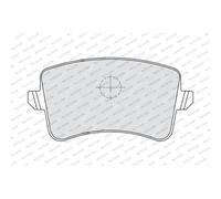 FERODO Plaquettes de freins Arrière non préparé pour l'indicateur d'usure Épaisseur 17,5mm avec accessoires FDB4050 Compatible avec AUDI A4 B8 Avant 8K5 Q5 8RB A5 B8 Coupé 8T3 A5 B8 Sportback 8TA
