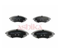 Jeu de 4 plaquettes de frein avant ASHIKA 50-0W-W14