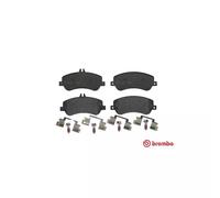 Jeu de 4 plaquettes de frein avant BREMBO P 50 086