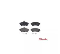 Plaquettes de frein P 61 105 BREMBO pour CITROËN C4 II DS4
