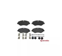 Jeu de 4 plaquettes de frein avant BREMBO P A6 026