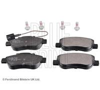 JEU DE 4 PLAQUETTES DE FREIN AVANT FIAT PANDA 1.2,1.3 D MULTIJET,1.2 4X4,1.2 LPG