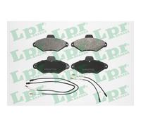 Jeu de 4 plaquettes de frein avant LPR 05P487