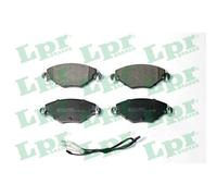 Jeu de 4 plaquettes de frein avant LPR 05P793