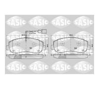 SASIC - Jeu de 4 plaquettes de frein 6214022 - Réf. SA 6214022