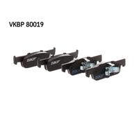 Jeu de 4 plaquettes de frein avant SKF VKBP 80019