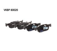 Jeu de 4 plaquettes de frein avant SKF VKBP 80020