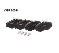 Jeu de 4 plaquettes de frein avant SKF VKBP 80034