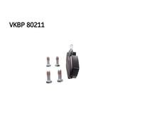 Jeu de 4 plaquettes de frein avant SKF VKBP 80211