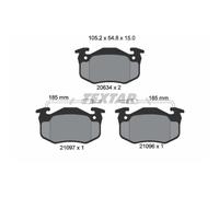 Textar Plaquettes de frein 2109601 avant pour Renault Clio I Super 5 Twingo I